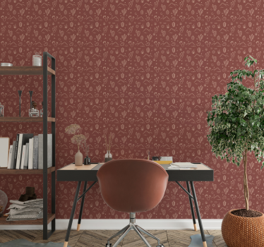 Arizona landschap terracotta behang - TenStickers