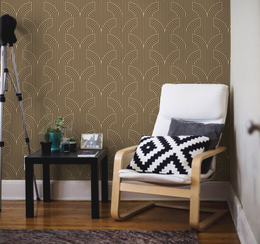 Art-decoboog geometrisch behang - TenStickers
