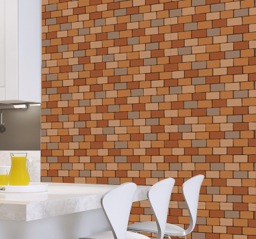 Baksteen inspiratie bakstenen behang - TenStickers