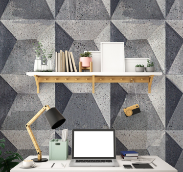 Behang béton brut textuur - TenStickers