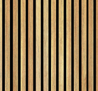 Behang hout Houtstijl bruine houten latten in teak - TenStickers