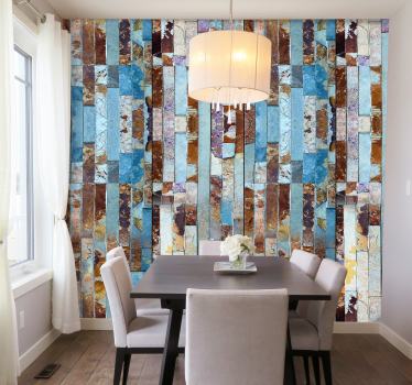 Behang met verschillende printen - TenStickers