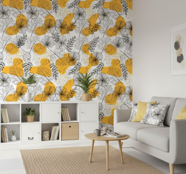 Behang print bloemdesign kallax - TenStickers