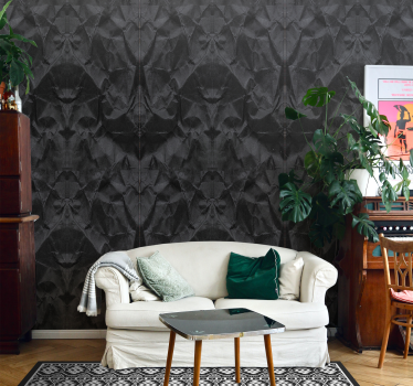 Behang met print gekreukeld papier - TenStickers