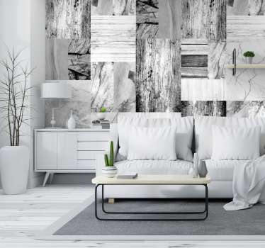 Behang met print Romantische Marmer - TenStickers