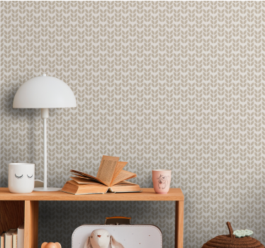 Blad geïnspireerd motief behang print - TenStickers