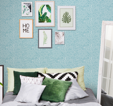 Onregelmatig patroonmotief behang print - TenStickers