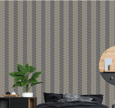 Chevron-patroonontwerp geometrisch behang - TenStickers