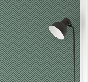 Chevron zigzag textuur geometrisch behang - TenStickers