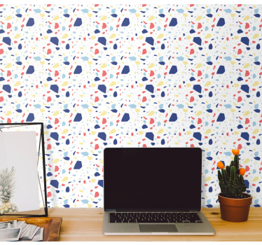 Confetti-patroon behang patronen - TenStickers