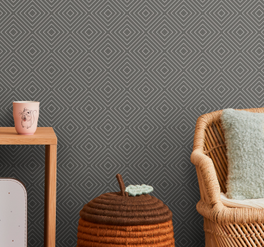 Diamant geometrische geometrisch behang - TenStickers