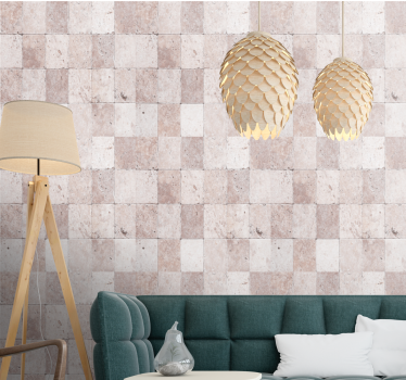Elegant gestructureerd oppervlak marmeren behang - TenStickers