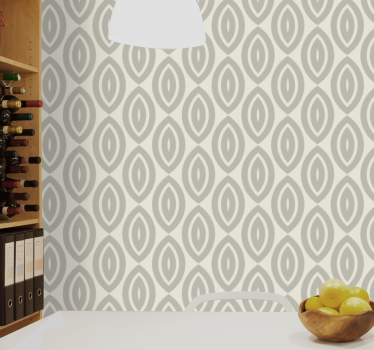 Elegante bladvormen behang print - TenStickers