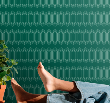 Elegante grafische vormen geometrisch behang - TenStickers