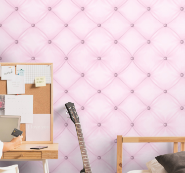Elegante roze knoopjes behang patronen - TenStickers