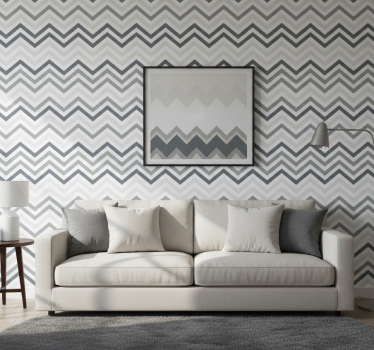 Geometrisch behang chic chevron motief - TenStickers