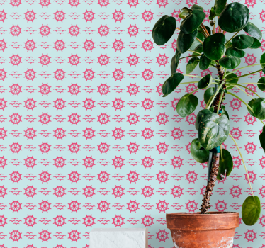 Geometrisch behang geometrisch motief - TenStickers