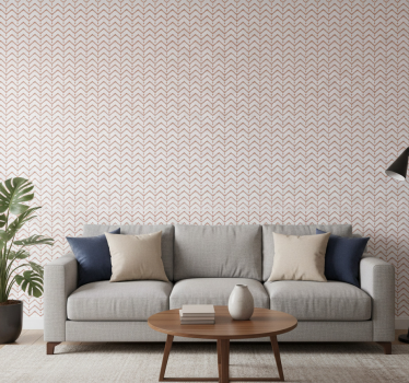 Geometrisch behang zigzag en dots - TenStickers