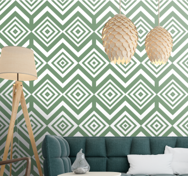 Geometrische diamantvormen geometrisch behang - TenStickers