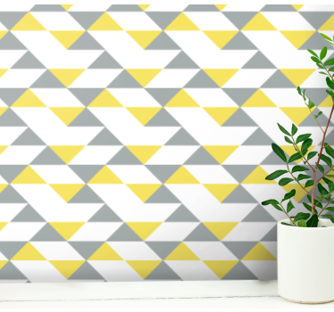 Geometrische driehoek geometrisch behang - TenStickers