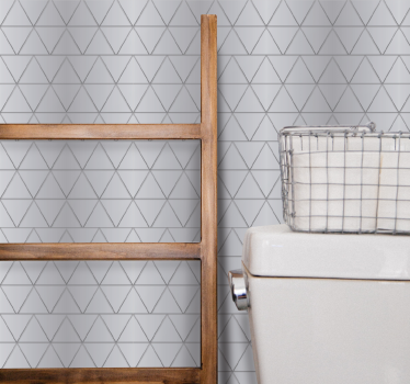 Geometrische eenvoud geometrisch behang - TenStickers