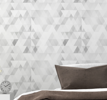 Geometrische facetten geometrisch behang - TenStickers