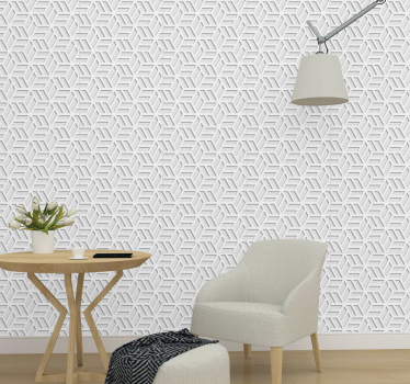 Geometrische raster geometrisch behang - TenStickers