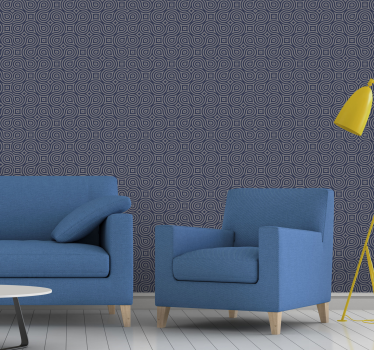 Geometrische rust geometrisch behang - TenStickers