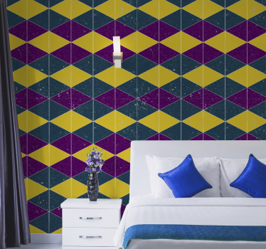 Geometrisch motiefontwerp geometrisch behang - TenStickers