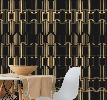 Geometrische verfijning geometrisch behang - TenStickers
