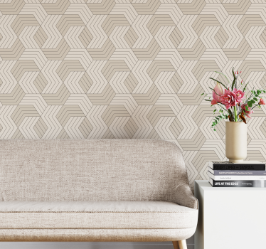 Geometrisch laminaat geometrisch behang - TenStickers