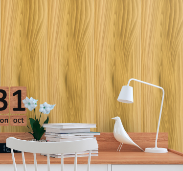 Gesimuleerde houtnerf hout behang - TenStickers