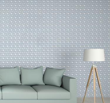Wolkenpatroon stippen behang - TenStickers