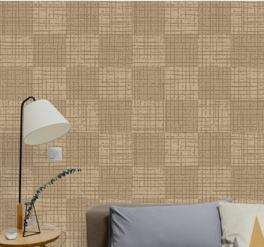 Beige oppervlak behang patronen - TenStickers
