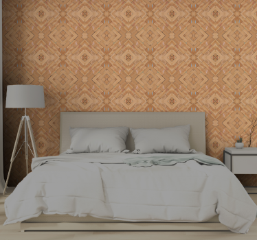 Getextureerd houtpatroon behang patronen - TenStickers