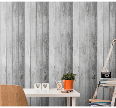 Getextureerde planken hout behang - TenStickers