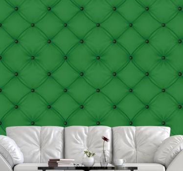 Gewatteerd groen oppervlak behang print - TenStickers
