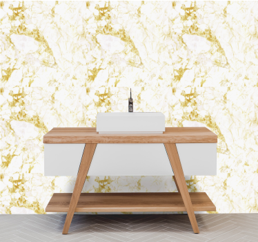 Goud gemarmerde elegantie marmeren behang - TenStickers