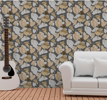 Groot terrazzo patroon behang patronen - TenStickers