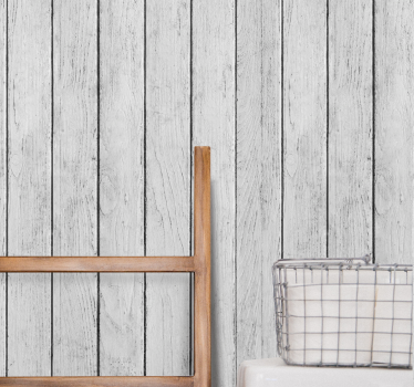 Hout behang rustic timber - TenStickers