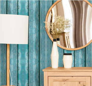 Hout behang verweerd hout - TenStickers
