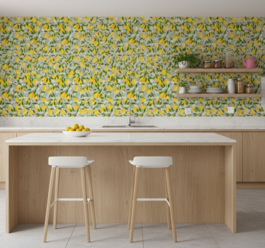 Keuken behang citroenboom - TenStickers
