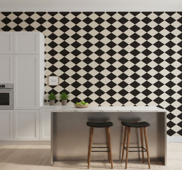 Keuken behang diamonds edward - TenStickers