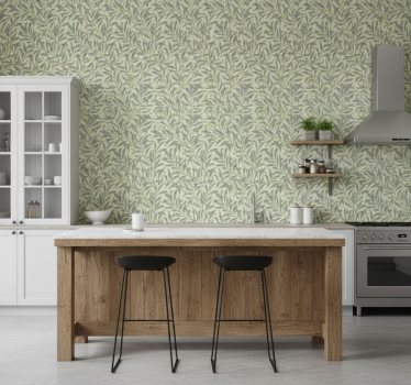 Keuken behang dunne takken - TenStickers