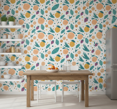 Keuken behang fruit smaken - TenStickers
