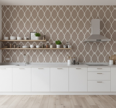 Keuken behang geometrische stijl - TenStickers