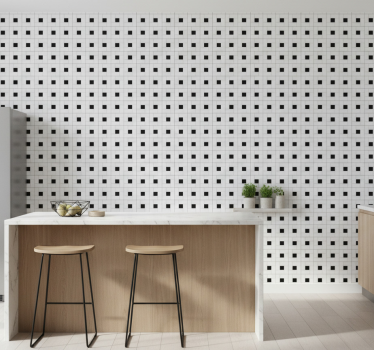 Keuken behang kleine vierkante moderne tegels - TenStickers