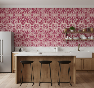 Keuken behang marokkaans rood - TenStickers