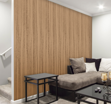 Lineaire houttextuur hout behang - TenStickers