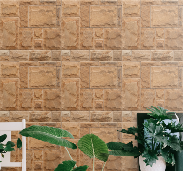 Metselwerk textuur behang stenen - TenStickers